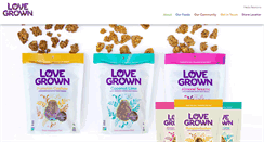 Desktop Screenshot of lovegrown.com