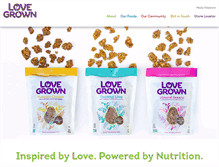 Tablet Screenshot of lovegrown.com